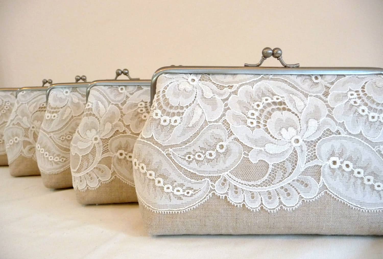 Fabulous Clasp Clutch Purses For Bridesmaids