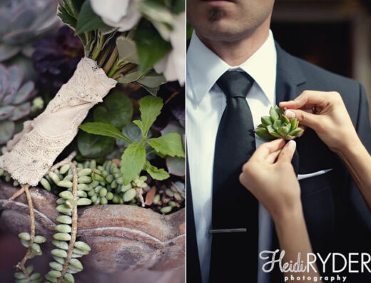 Succulent Themed Wedding in Santa Monica