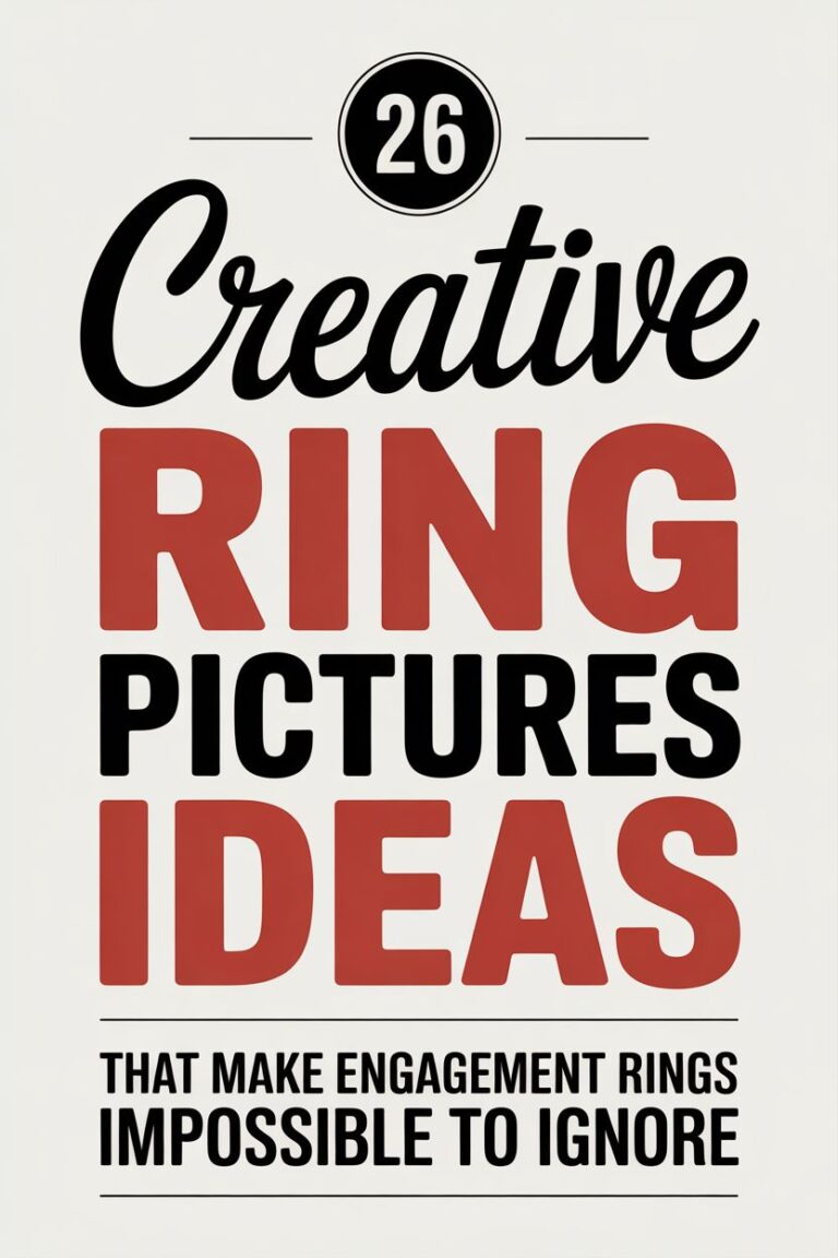 Creative Ring Picture Ideas Worth Copying