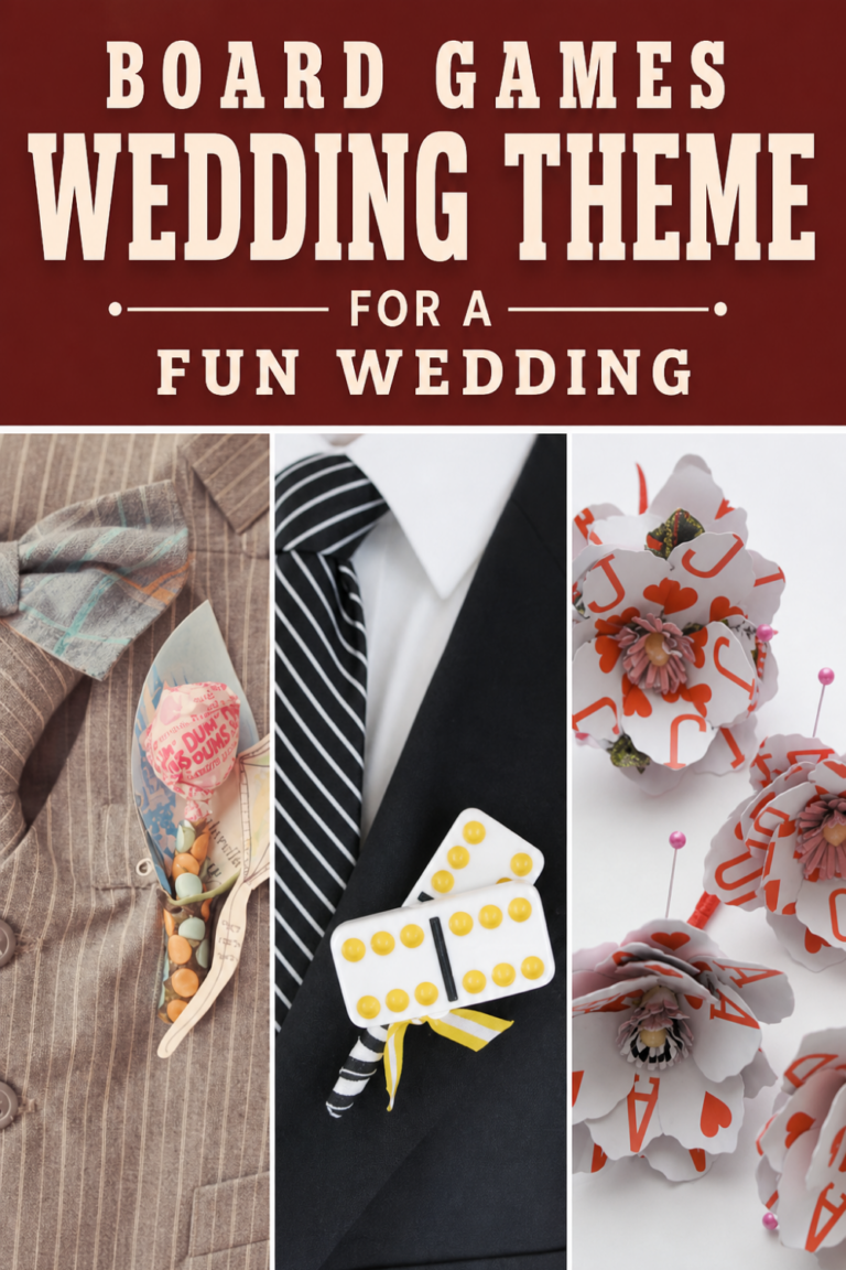 Board Game Wedding Theme Wedding Ideas