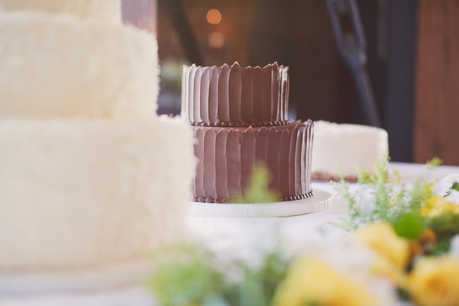 yummy looking chocolate wedding cake