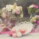 plate of macaroons for styled shoot