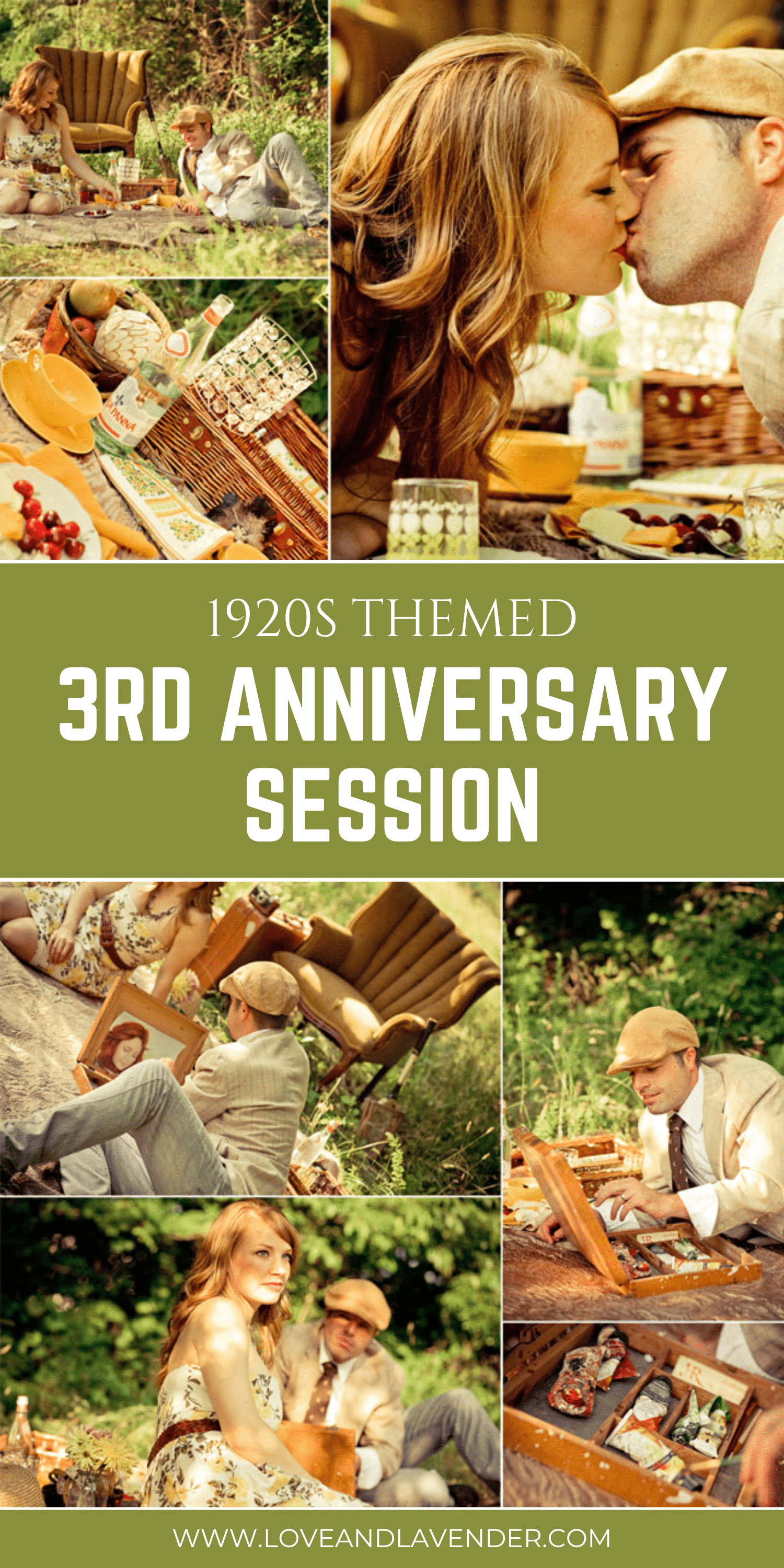 1920s Themed 3rd Anniversary Session