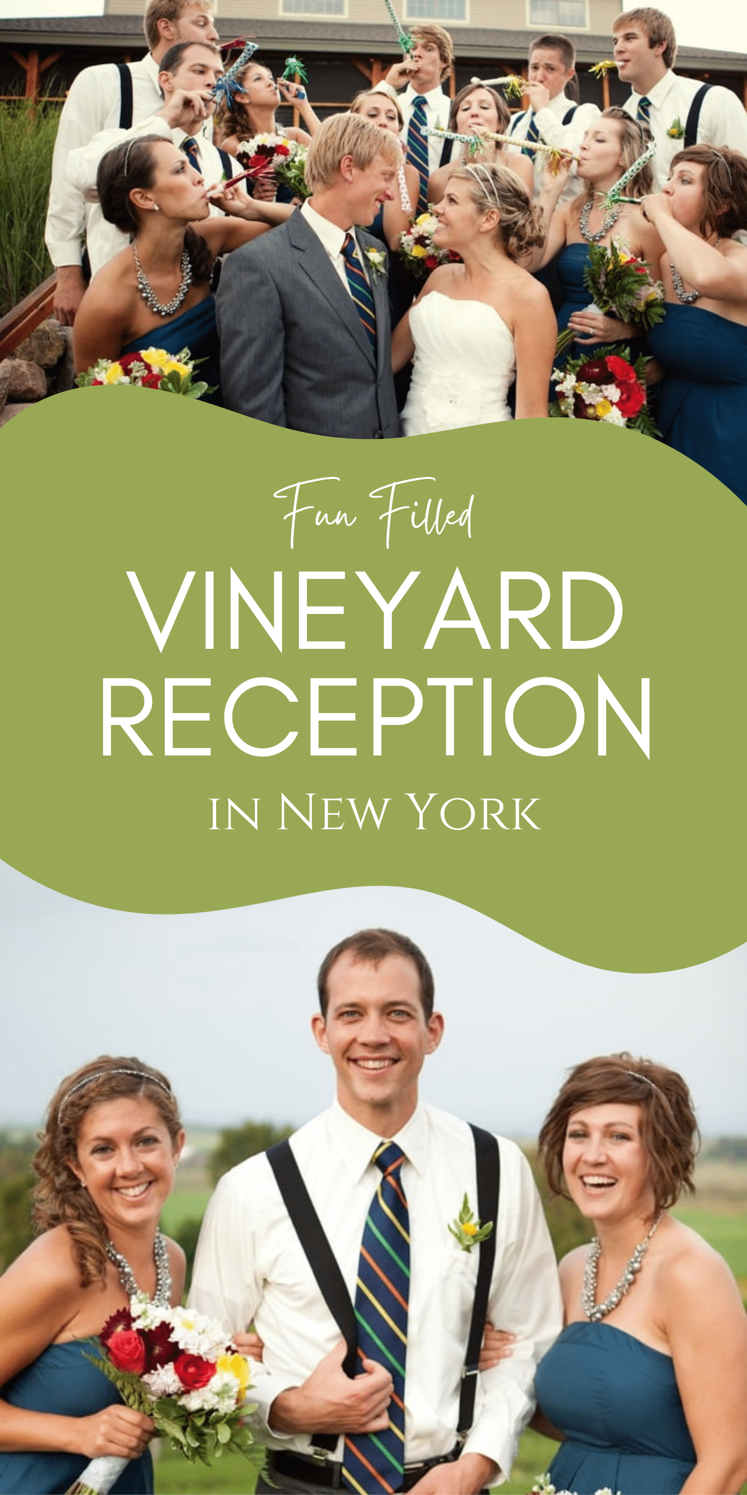 Fun Filled Vineyard Reception in NY