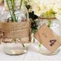 Wedding with Mason Jar Details