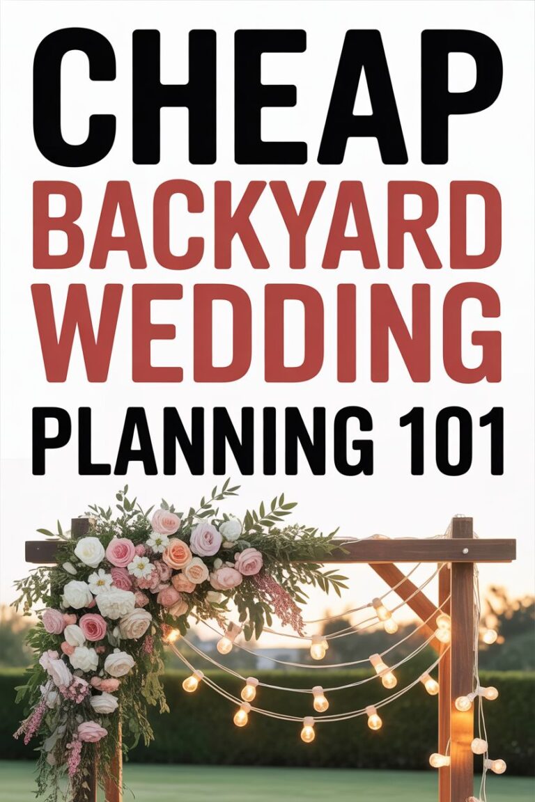 Essential Guide to a Backyard Wedding on a Budget