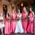 Bride with bridal party at Villa Siera Arizona