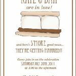 Smores Wedding Invitation