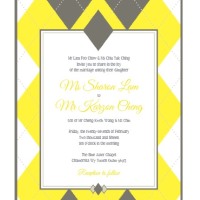 argyle wedding invitation thumb