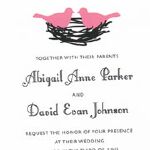 lovebirds Wedding Invitation
