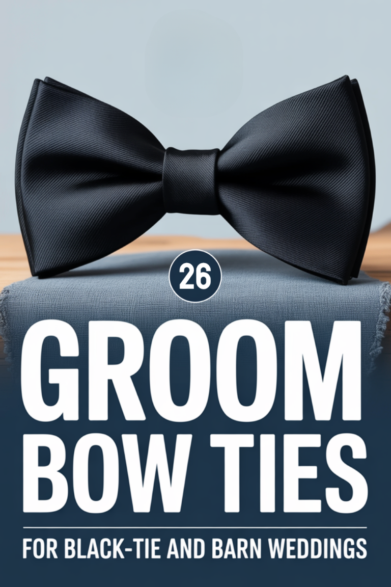 26 Groom Bow Tie Ideas to Send Him Before the Fitting