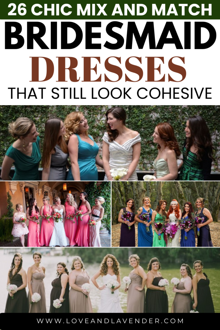 26 Mix and Match Bridesmaid Dresses That Look Like a Decision, Not an Accident