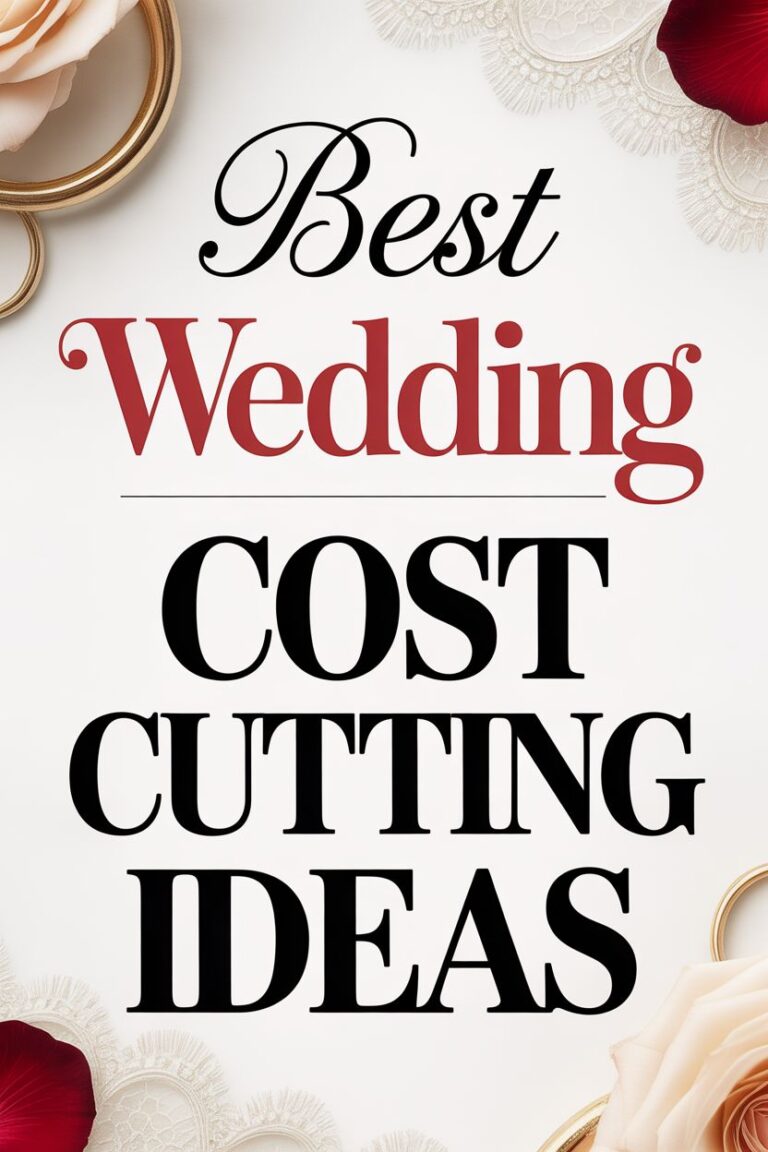 14 Ways to Cut Wedding Costs (and still host an amazing event!)