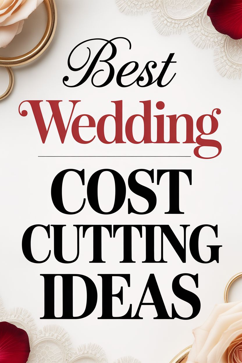 Cheap Wedding Ideas to Cut Costs Without Sacrificing Much