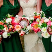 75 Vintage with Hints of Green Wedding at Mercury Hall