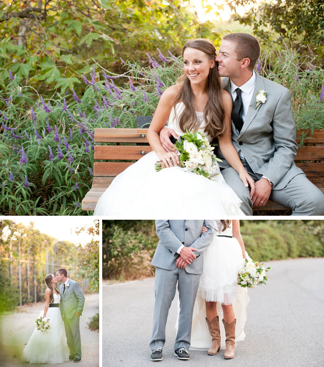 wedding suit with cowboy boots