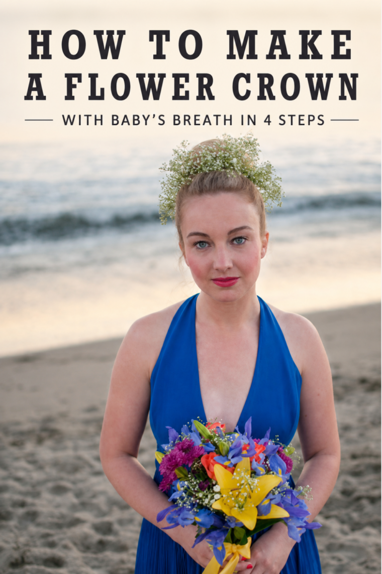 DIY Baby’s Breath Floral Crown Tutorial