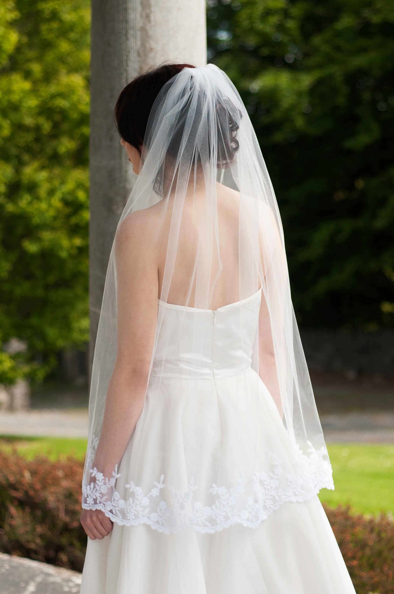 elbow length veil example