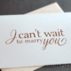 Wedding Card to Your Bride