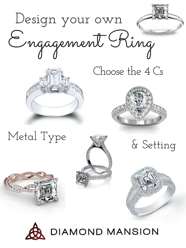 Design your own Engagement Ring With Diamond Mansion