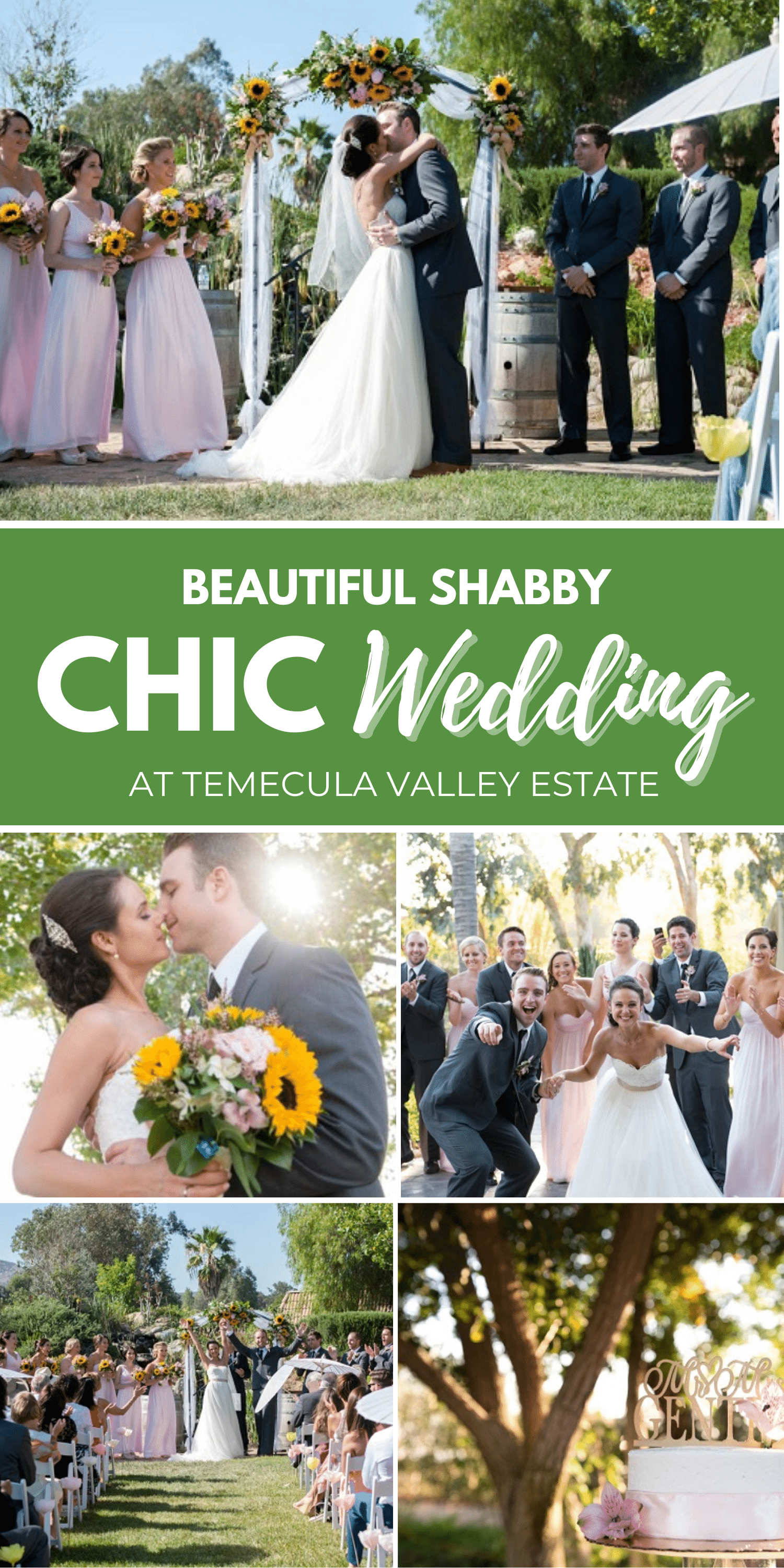 Beautiful Shabby Chic Wedding at Temecula Valley Estate