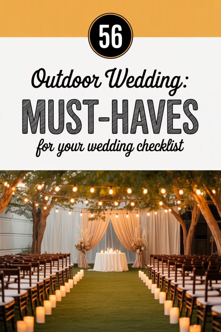 42 Fabulous Items to Finish your Outdoor Wedding Shopping List
