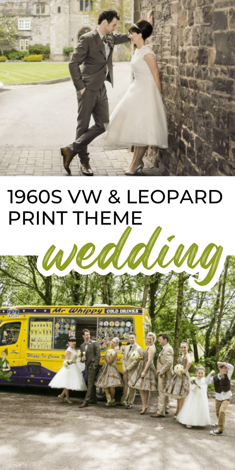 1960s VW & Leopard Print Theme wedding