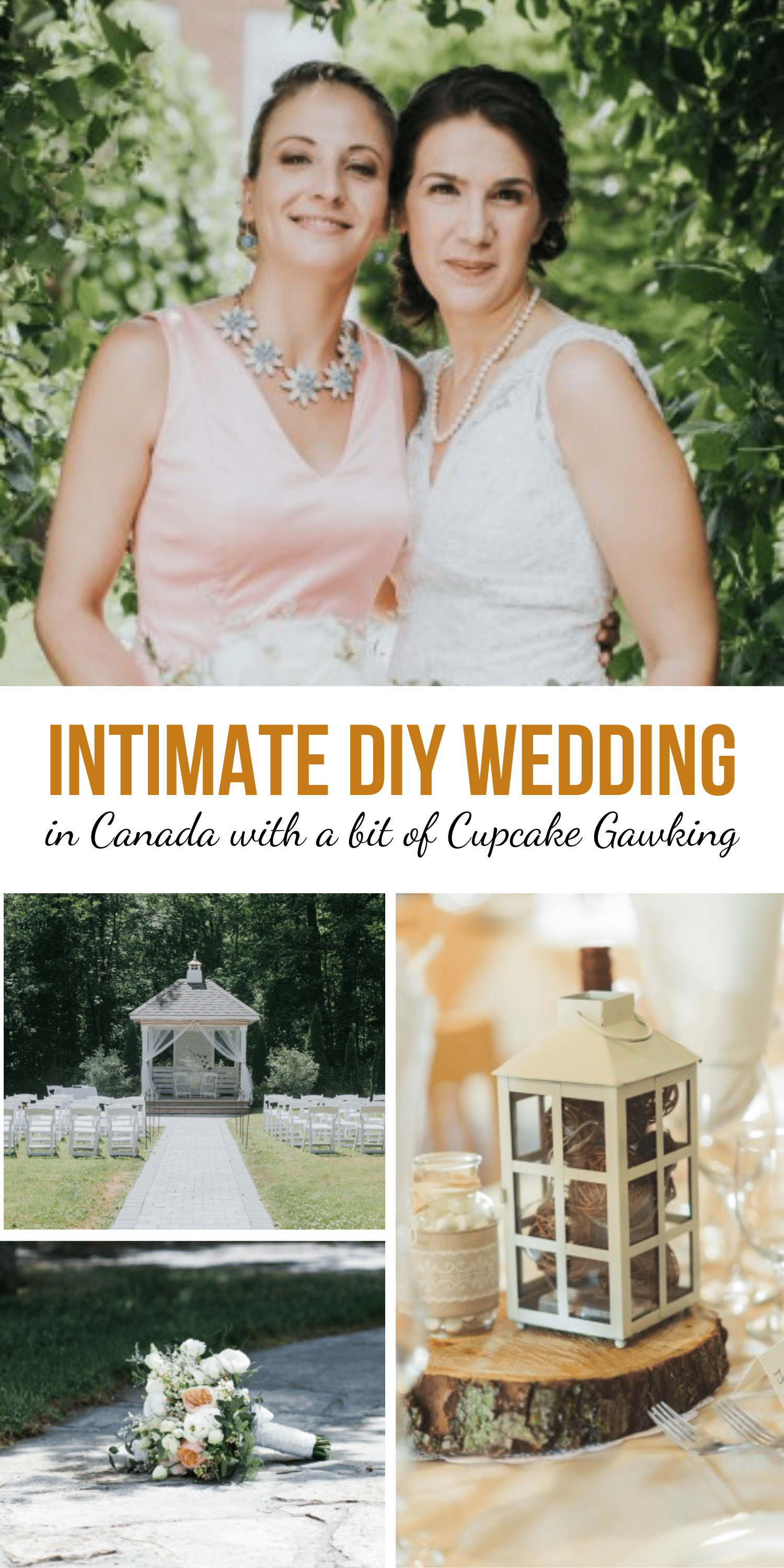 Intimate DIY Wedding in Canada with a bit of Cupcake Gawking – Caledon East, Ontario –