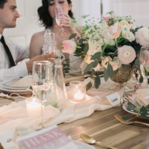 styled industrial chic table