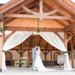 styled wedding couple at Meadows at Walnut Cove