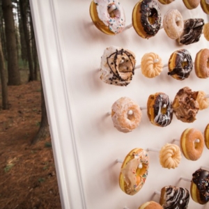 donut wall with forty donuts