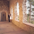 styled couple at Cherokee Castle