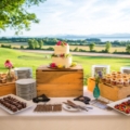 outdoor dessert table