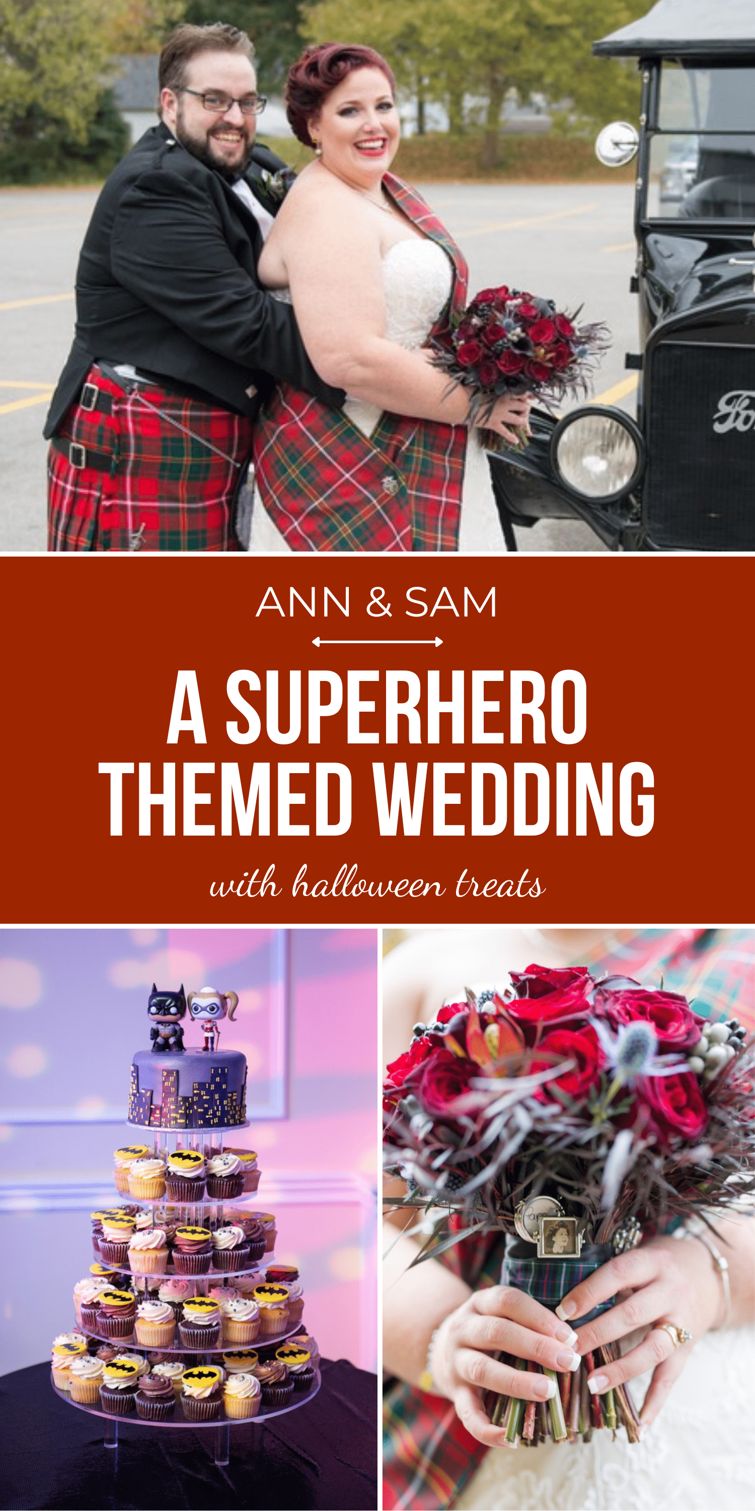 A Superhero Themed Wedding with Halloween Treats – London, Ontario