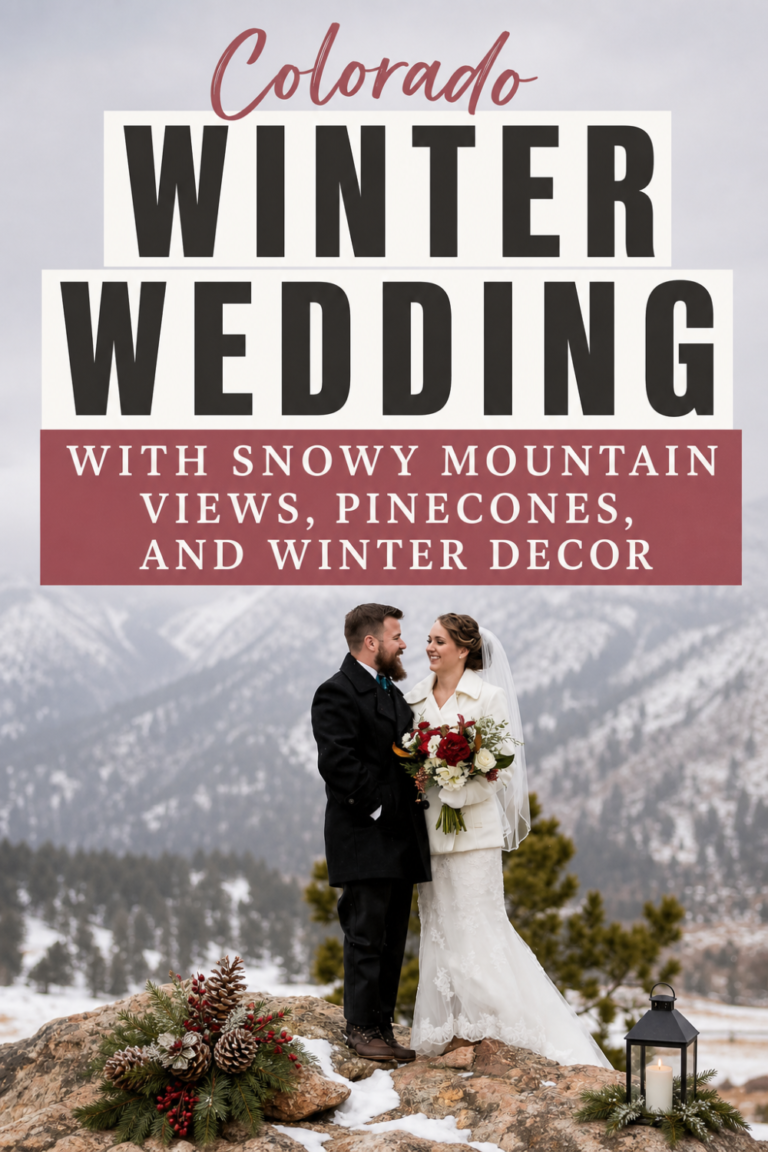 Rocky Mountain National Park Winter Wedding