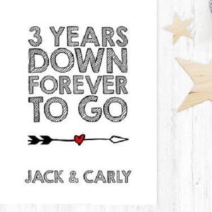 3rd anniversary cards