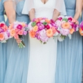 colorful bridal bouquets