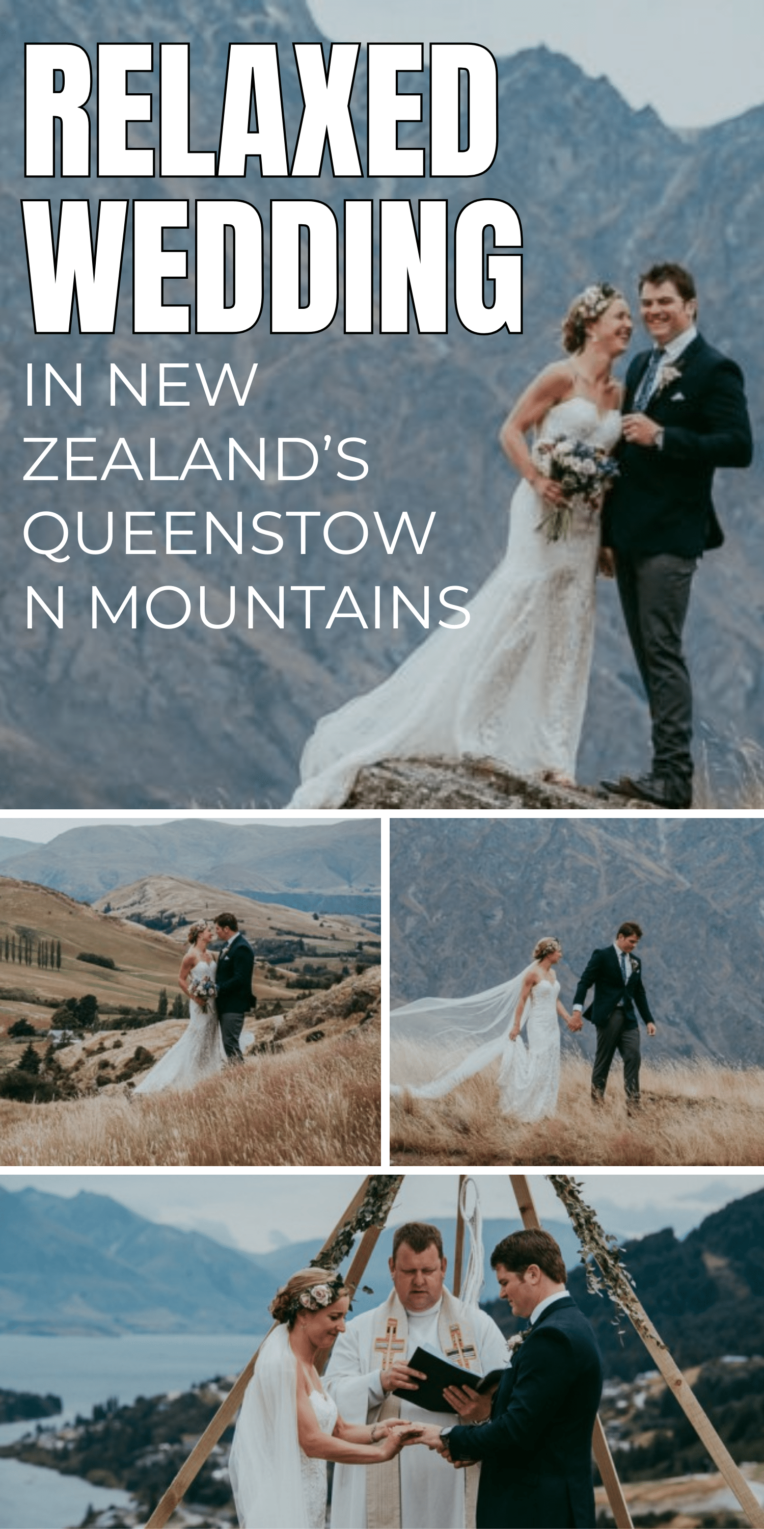 Relaxed Wedding in New Zealand’s Queenstown Mountains