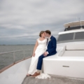 nelyweds aboard Everest yacht