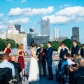 wedding ceremony aboard Gateway Clipper