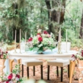 woodland styled shoot table