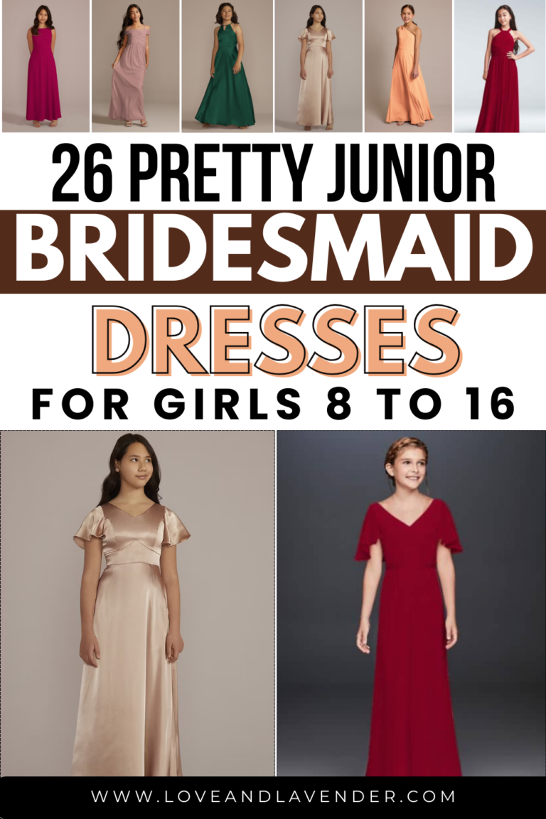 16 Cute Junior Bridesmaid Dresses