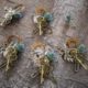 cogs and key steampunk boutonniere