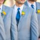 groomsmen in gray suits