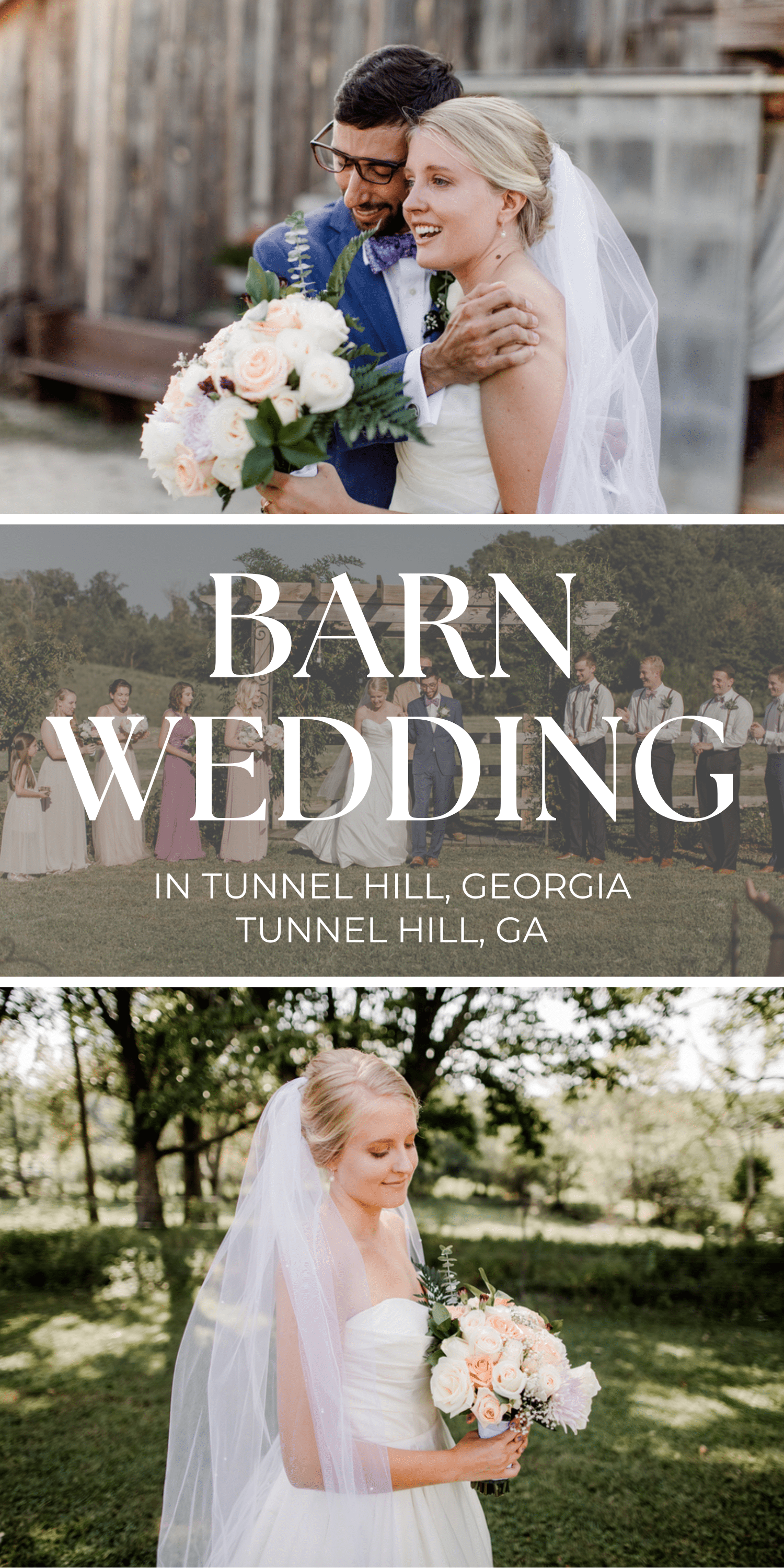 Barn Wedding in Tunnel Hill, Georgia