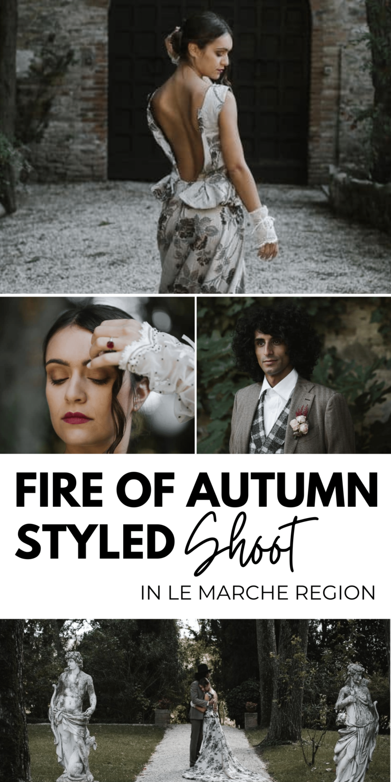 Fire of Autumn Styled Shoot in Le Marche Region