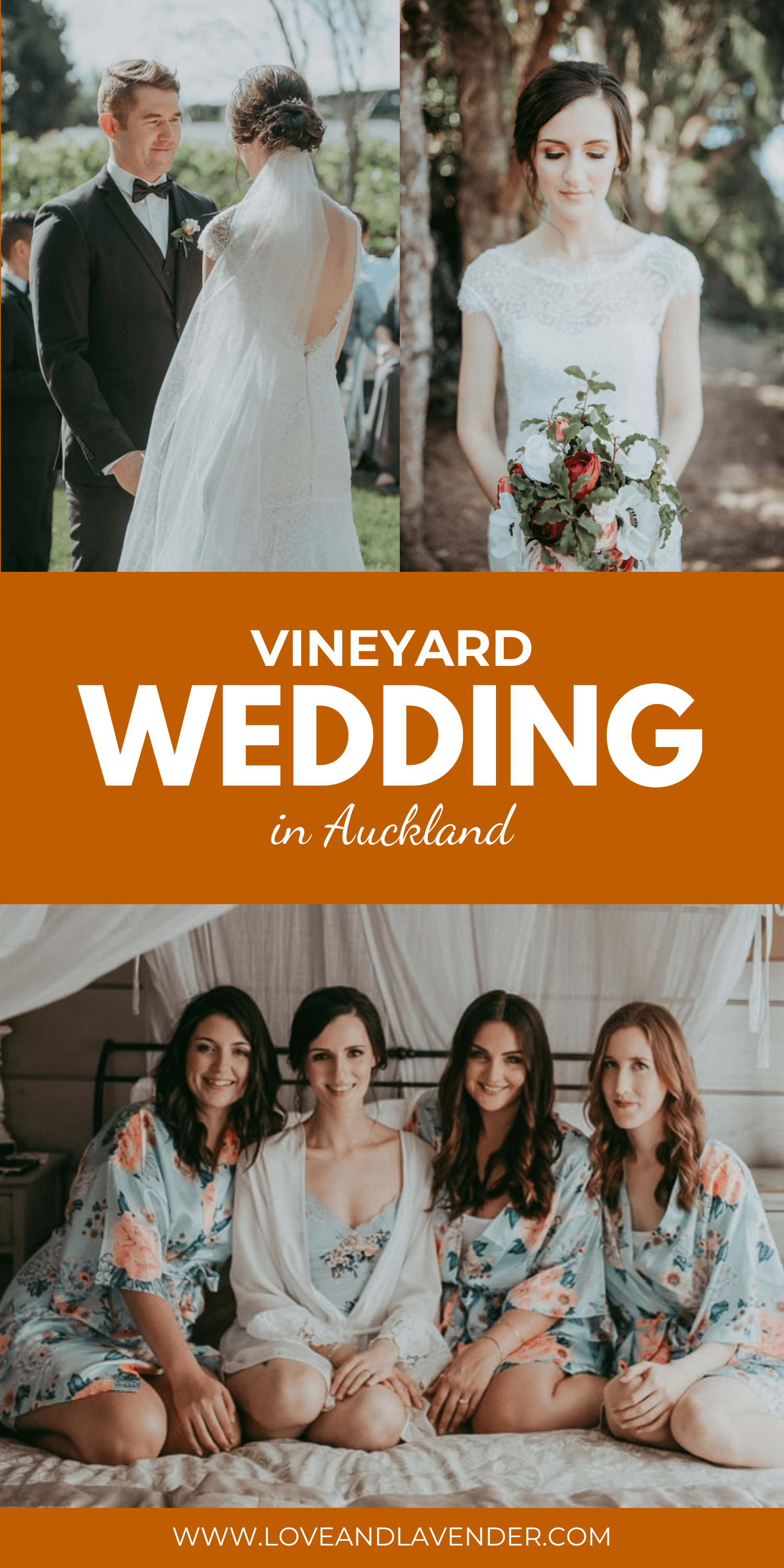 Vineyard wedding in Auckland