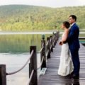 newlyweds-on-dock-in-cooperstown