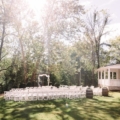 outdoor ceremony at vineyard