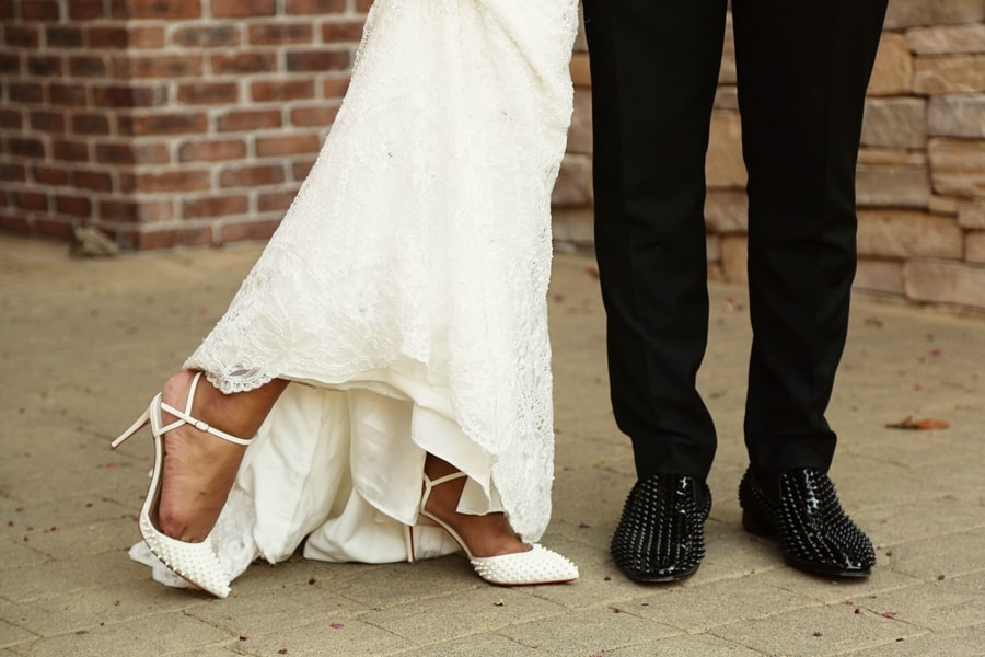 christian louboutin bridal heels